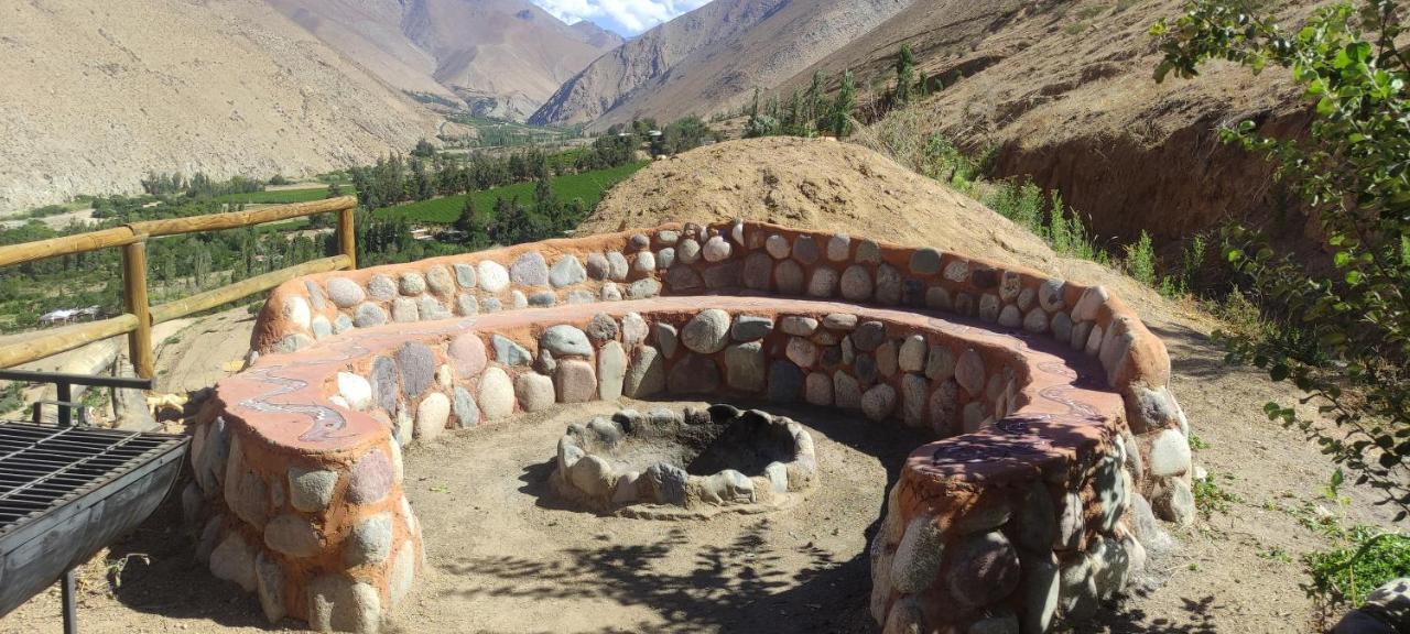 Casa Jardin De Hadas Con Vista Panoramica Pisco Elqui Exterior foto