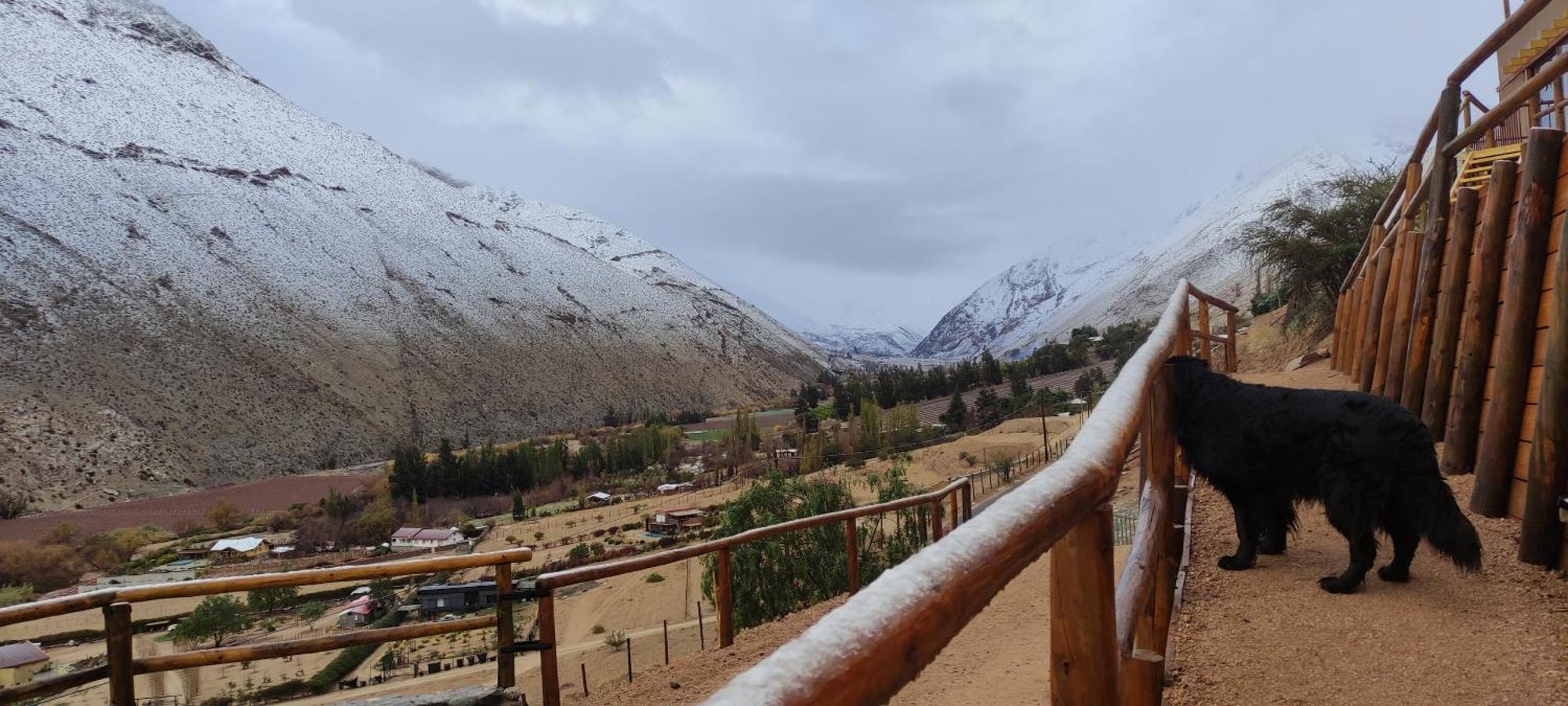 Casa Jardin De Hadas Con Vista Panoramica Pisco Elqui Exterior foto